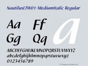 NautilusLT-MediumItalic