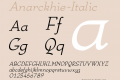 Anarckhie-Italic