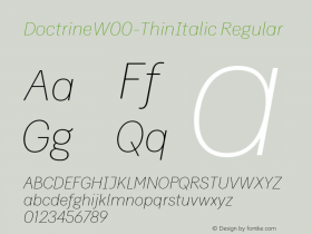 Doctrine-ThinItalic