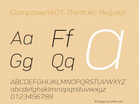 Compasse-ThinItalic