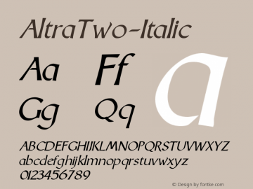 AltraTwo-Italic