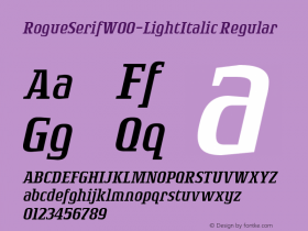 RogueSerif-LightItalic