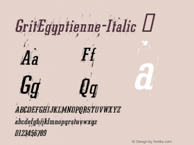 GritEgyptienne-Italic