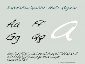 DakotaFamily-Italic