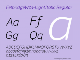 Felbridge-LightItalic