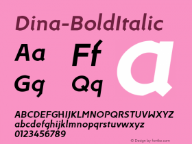 Dina-BoldItalic