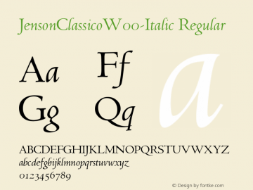 JensonClassico-Italic