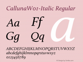 Calluna-Italic