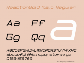 ReactionBold Italic