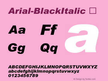 Arial-BlackItalic