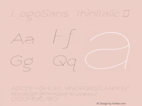 LogoSans-ThinItalic