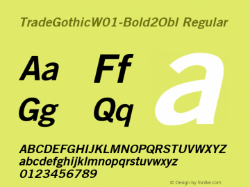 TradeGothic-Bold2Obl