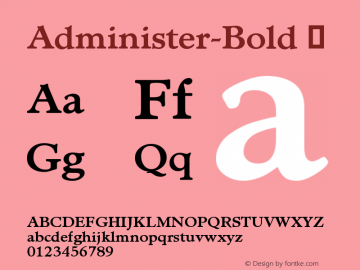 Administer-Bold