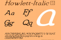 Howlett-Italic