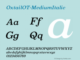 OxtailOT-MediumItalic