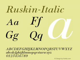 Ruskin-Italic