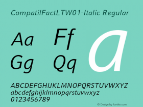 CompatilFactLT-Italic