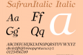 SafranItalic