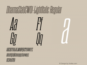 DharmaSlabC-LightItalic