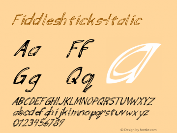 Fiddleshticks-Italic