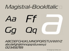 Magistral-BookItalic