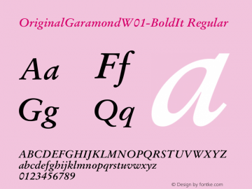 OriginalGaramond-BoldIt