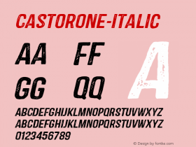 CastorOne-Italic