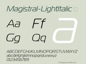 Magistral-LightItalic