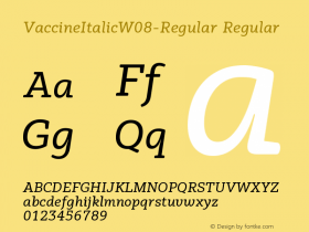 VaccineItalic-Regular