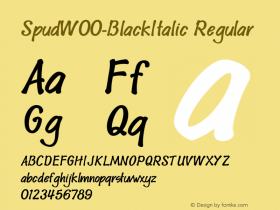 Spud-BlackItalic