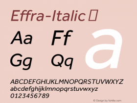 Effra-Italic