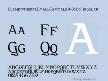 ClementhorpeSmallCapitals-Bd