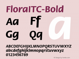 FloraITC-Bold