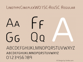 LinotypeCineplexSC-RegSC