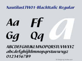 NautilusLT-BlackItalic