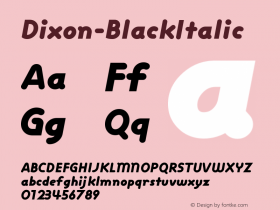 Dixon-BlackItalic