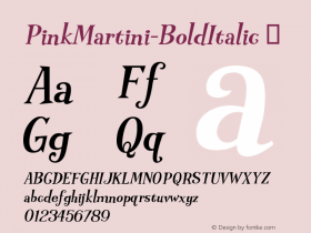 PinkMartini-BoldItalic