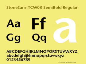 StoneSansITC-SemiBold