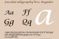 LucidaCalligraphy