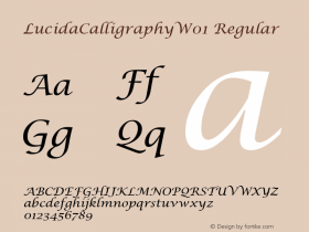 LucidaCalligraphy