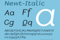 Newt-Italic
