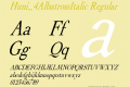 Huni_4AlbatrossItalic