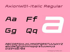 Axion-Italic