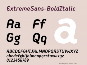 ExtremeSans-BoldItalic