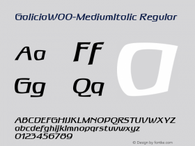 Galicia-MediumItalic