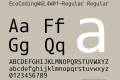 EcoCodingWGL4-Regular