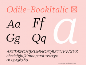 Odile-BookItalic