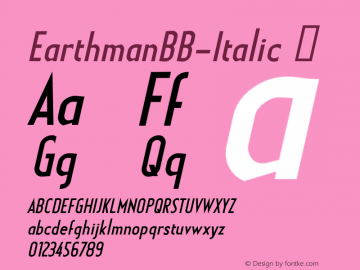 EarthmanBB-Italic