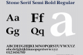 Stone Serif Semi Bold