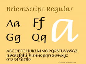 BriemScript-Regular